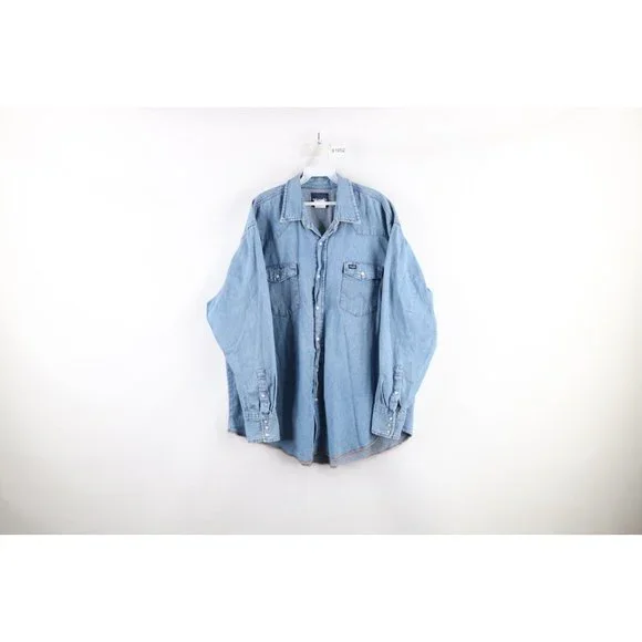 Wrangler Shirts Vintage 9s Wrangler Mens 2xl Distressed